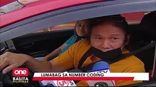 Mga lumabag sa number coding