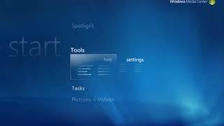 Windows Media Center Beta Startup in better frame rate (Windows Vista Pre-Beta 2 Build 5308)