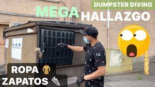 ️DUMPSTER DIVING MEGA HALLAZGO ROPA  ZAPATOS  #dumpsterdiving #loquetiranenusa