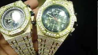 Mr Chris Da Jeweler Introduce Custom Lab Diamond " Master Of Bling Watch " Yellow Gold (VNO4866)