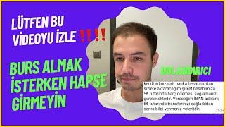 Burs Alacağım Derken Hapse Girmeyin| Burs Dolandırıcılığını Anlatıyorum