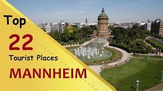 "MANNHEIM" Top 22 Tourist Places | Mannheim Tourism | GERMANY