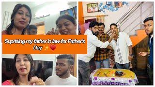 Surprising my father in law for Father’s Day/whole family shocked/#agvlogs #love #fatherlove