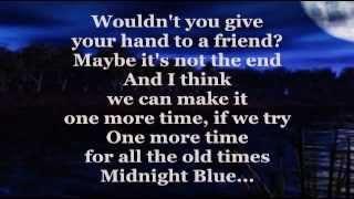 MIDNIGHT BLUE (Lyrics) - MELISSA MANCHESTER