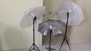 Emart 600W Photography Photo Video Portrait Studio Day Light Umbrella Continuous Lighting Kit