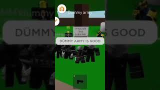 Dummy army vs Nusia/Noob army let's see who will win in the war if it happens