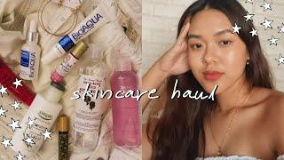 HUGE skincare haul! + new shopee top finds (beautymnl, duty free & shoppe)