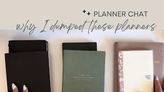 PLANNER CHAT| Why I dumped these planners midyear!