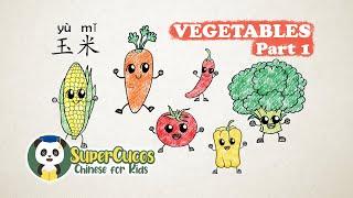 学中文蔬菜 | Learn Vegetables In Chinese For Kids | Aprender Las Verduras En Chino