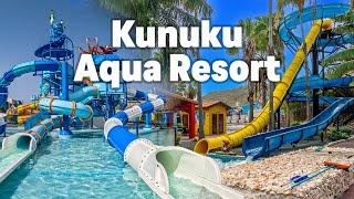 Curaçao's LARGEST Water Park at Kunuku Aqua Resort | All Slides 2025