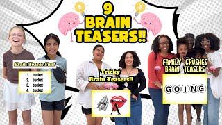 9 Crazy Brain Teasers 