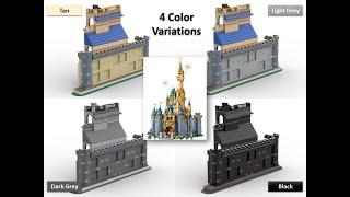 LEGO MOC Disney Castle Enclosure - Compatible with Set 43222