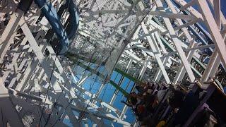 Twisted Colossus - Six Flags Magic Mountain - Row 11 (4K HD POV) - October 2024