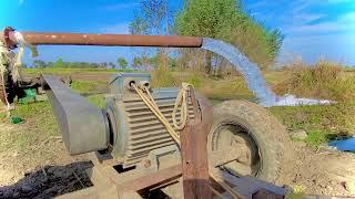 Solar motor pump vs old diesel engine tube well