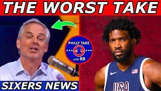 Colin Cowherd Calls Joel Embiid OVERHYPED & OVERRATED! | Sixers Fan Rants!