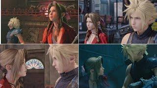 All Cloud and Aerith Scenes and Interactions | Final Fantasy 7 Remake (4K/HD)