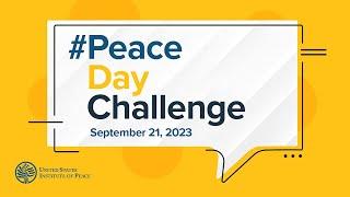 Take the #PeaceDayChallenge