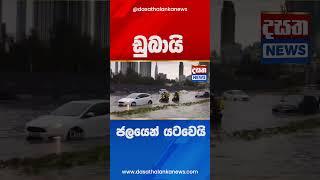 ඩුබායි ජලයෙන් යටවෙයි#dubai #shorts #viral