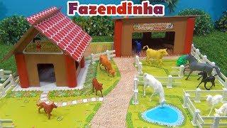 A fazendinha da Tia Cris! Vamos brincar com os animais da fazenda! #fazendinha #brincadeiras