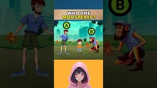Who the monster is ? #puzzle #brainteaser #quiz #logicpuzzle #mystery #logicpuzzle #riddle