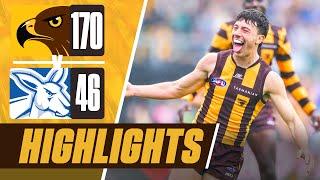 Hawthorn v North Melbourne | Match Highlights - Round 24, 2024