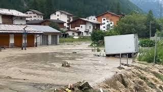 Unwetterschäden zwischen Saas-Grund und Saas-Balen