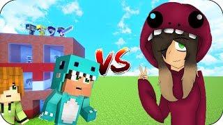 COLEGIO de BEBES VS BEBE MORA  MINECRAFT BEBE MILO y VITA MINI JUEGO