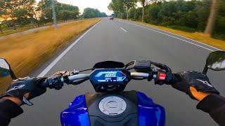 [RAW 4K] POV | YAMAHA MT-07 2021  TOO CLOSE!? - WHEELIE - ACCELERATION - FULL AKRAPOVIC - NO DB