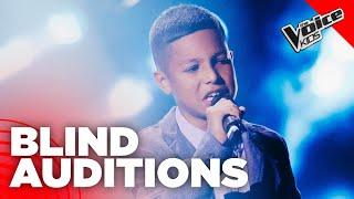 Simone canta “L’Essenziale” e COMMUOVE Clementino | The Voice Kids Italy | Blind Auditions