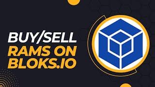 How to buy/sell ram on Bloks.io||Using wombat app