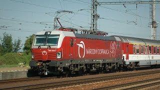 Trains at Leopoldov, Slovakia on the 20th of Sept. 2018 / Vonatok Újvároskánál