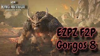 Pure F2P Lineup Burning Land 8 (Gorgos) - King Arthur Legends Rise