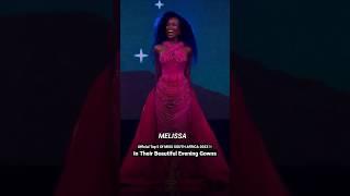 Official Top 5 Miss SA In Their Beautiful Evening Gown