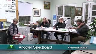 Andover Selectboard 9/23/24