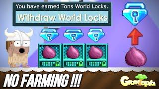 SUPER EASY LAZY PROFIT WITHOUT FARMING!! NO CLICKBAIT - GROWTOPIA PROFIT 2021 | imnoop YT