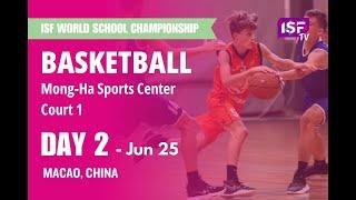 ISF WSC Basketball 2024 | Day 2 - Boys' match