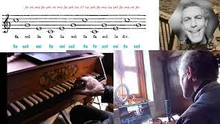 Italian Solfeggio Intervals fa sol mi fa mi sol fa