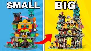 SMALL vs BIG Ninjago Cities!