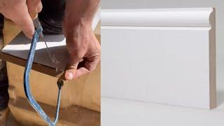 How to cut a Torus skirting board Internal Scribe