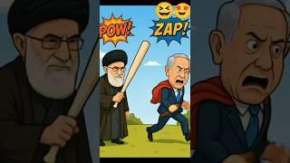 Trump Watching, Khamenei Running, Netanyahu Escaping!#khamenei #netanyahu #trump #iran #israel