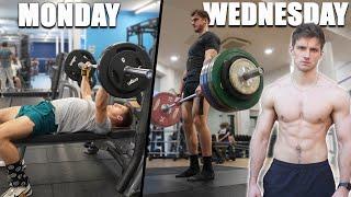 My gym split as a hybrid athlete | Full week of lifting