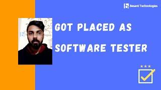 Besant Technologies BTM Review | Rakesh Got Placed | Software Testing Course BTM with Placements