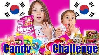 Korean Candy Challenge | mit kleiner Schwester Elisa | Clarielle