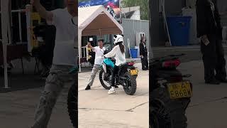 Waving is not an apology, sister, you still need to practice#automobile #funny #biker