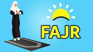 How to pray Fajr for woman (beginners) - with Subtitle