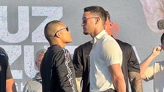 PITBULL CRUZ VS RAYO VALENZUELA HEATED FACE OFF!! RAYO LAUGHS AT PITBULL