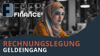 FreeFinance Tutorial - Rechnungslegung: Geldeingang