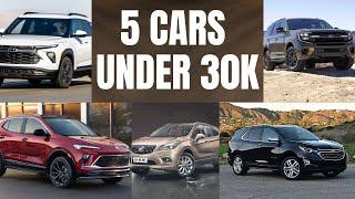 Top 5 Cars Under $30K You Can Buy or Lease in 2025! Best Affordable Cars with Great Features