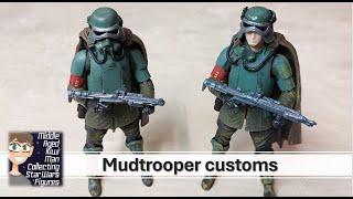 Star Wars the Vintage Collection Mudtrooper customs MAKMCSWF