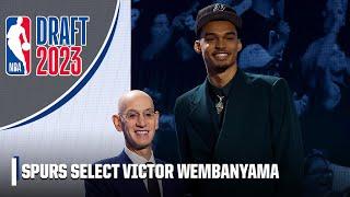 The Spurs select Victor Wembanyama with No. 1 overall pick | 2023 NBA Draft